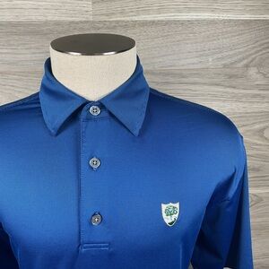 FootJoy Microstripe Golf Polo – Men's Size XL – Blue